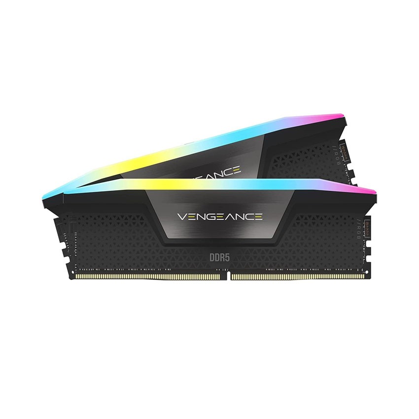 RAM DESKTOP CORSAIR VENGEANCE RGB HEATSPREADER (CMH32GX5M2B5600C40K) 32GB (2X16GB) DDR5 5600MHZ