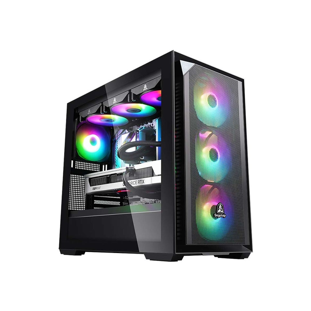 Vỏ Case SEGOTEP Gank 360S-APE Black (M-ATX)