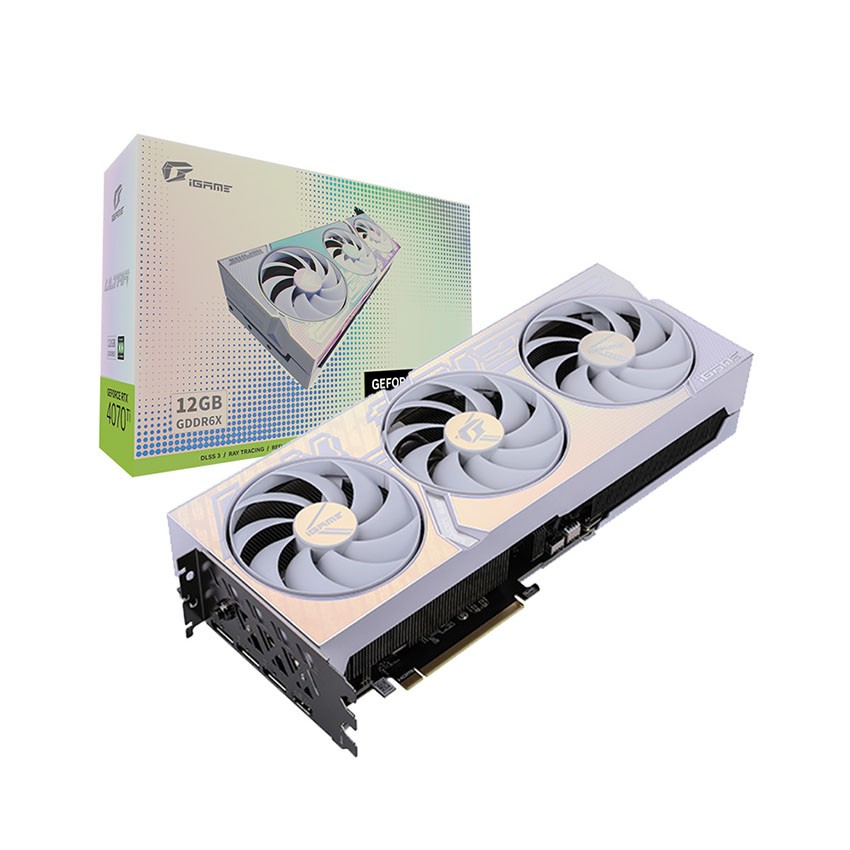 CARD MÀN HÌNH COLORFUL IGAME GEFORCE RTX 4070 SUPER ULTRA WHITE OC 12GB-V