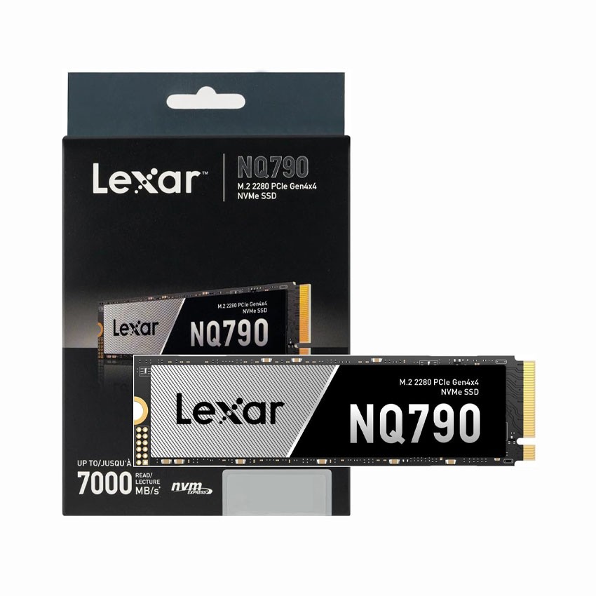 Ổ cứng SSD Lexar NQ790 1TB M.2 2280 PCIe 4x4 (Đọc 7000MB/s - Ghi 6000MB/s) - (LNQ790X001T-RNNNG)